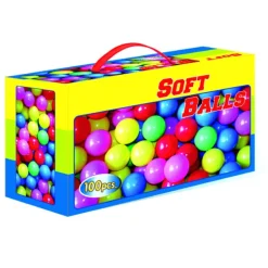 100 Fargerike Plastballer 6cm