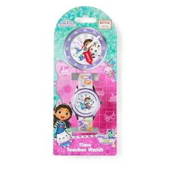 Accutime Barneklokke m/ minutt- og timeviser 32mm - Gabby's Dollhouse