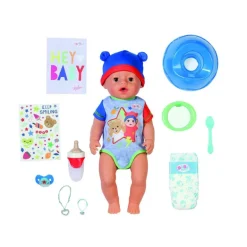 Baby Born Babydukke m/ tilbehør 43cm - Jonas