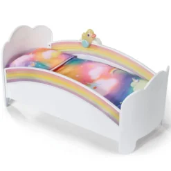 BABY born Babydukke Tilbehør 43cm - Regnbue Seng