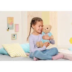 Baby Born Bjørn Plysjbamse 36cm - Blå Sparkedress