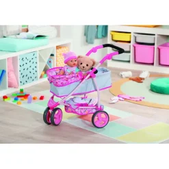Baby Born Deluxe Dukkeutstyr - Rosa Dukkevogn
