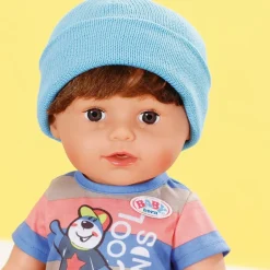 Baby Born dukke 43 cm - Bror med brunt Hår