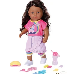 Baby Born dukke 43 cm - Søster med brunt hår