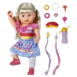 Baby Born dukke 43 cm - Søster med blondt Hår