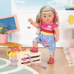 Baby Born dukke 43 cm - Søster med blondt Hår