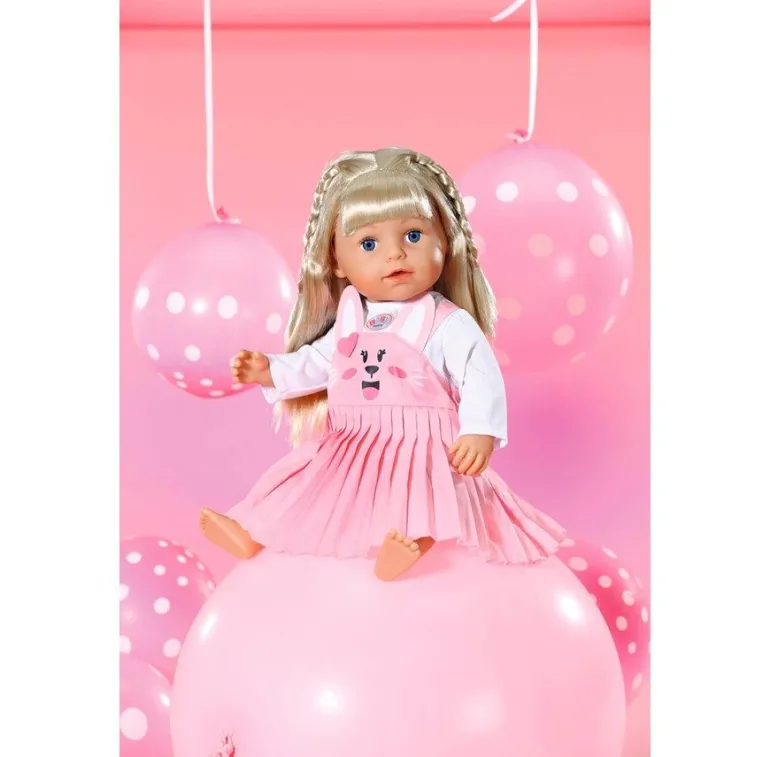 Baby Born Dukkeklær - Kjole med kanin