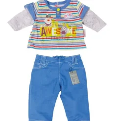 Baby Born Dukkeklær - Overdel og blå Bukse
