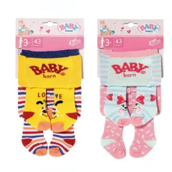 Baby Born Dukkeklær - 2-pakning med strømpebukse assortert