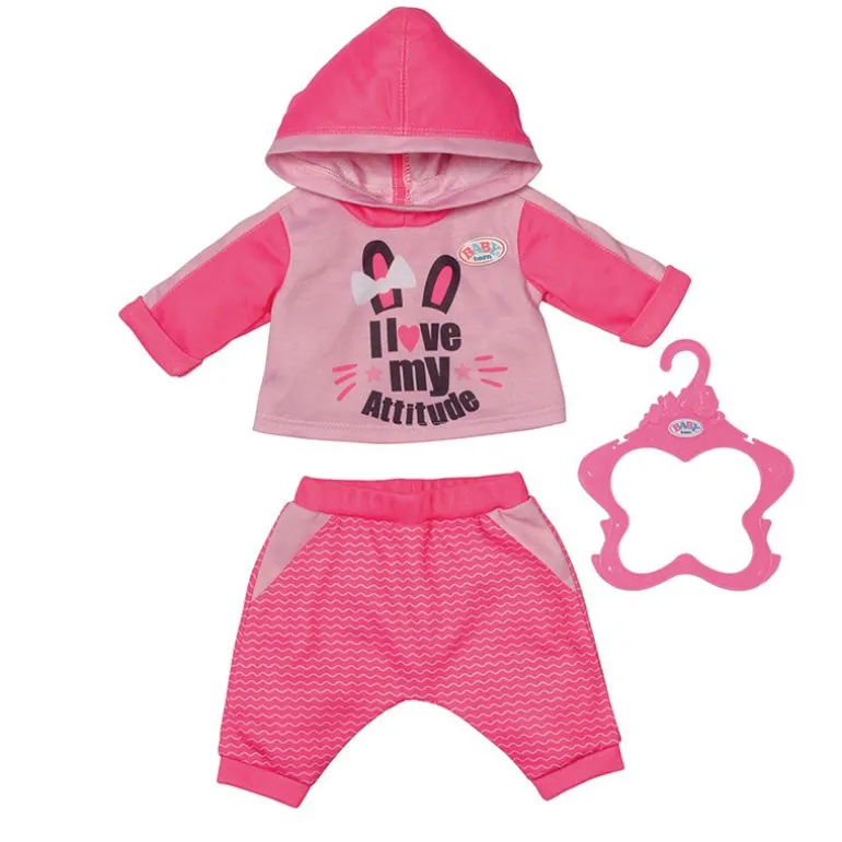 Baby Born Dukkeklær - Rosa Joggedress