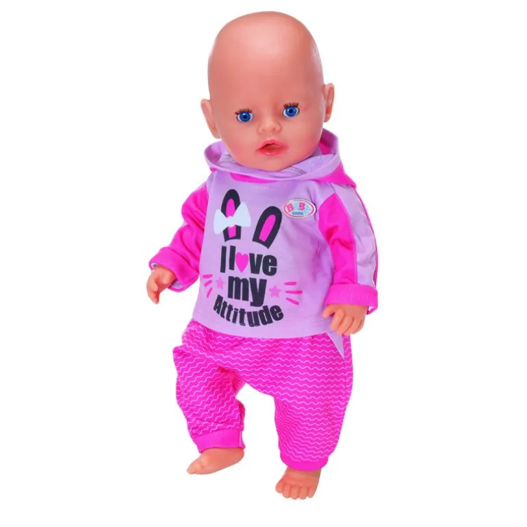 Baby Born Dukkeklær - Rosa Joggedress