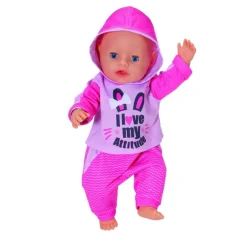 Baby Born Dukkeklær - Rosa Joggedress