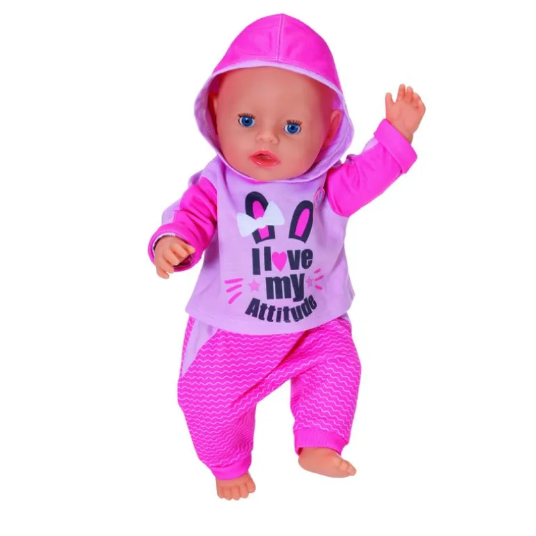 Baby Born Dukkeklær - Rosa Joggedress