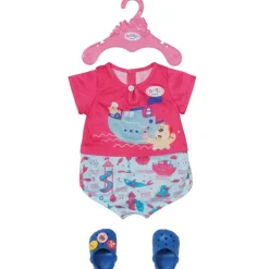 BABY Born Dukkeklær 43cm - Badepysjamas m/ sko