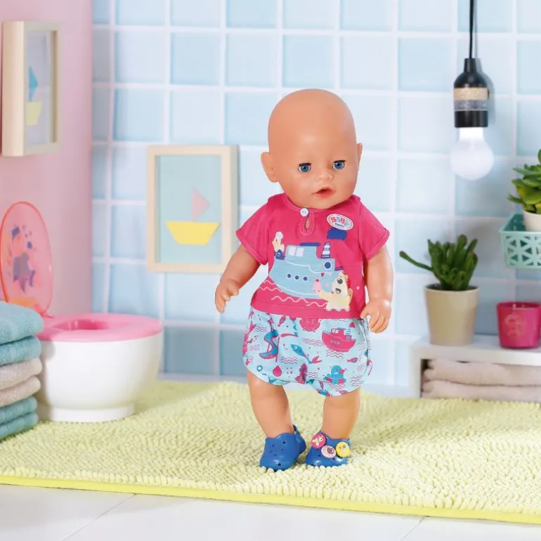 BABY Born Dukkeklær 43cm - Badepysjamas m/ sko