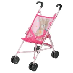 Baby Born Paraplytrille 62cm - Rosa m/ bamsemotiv