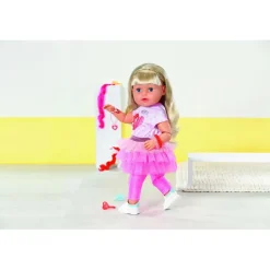 BABY Born Play & Style Dukke 43cm - Søster m/ blondt hår