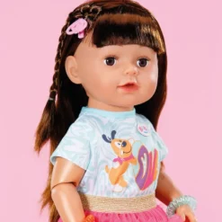 BABY Born Play & Style Dukke 43cm - Søster m/ brunt hår