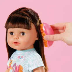 BABY Born Play & Style Dukke 43cm - Søster m/ brunt hår