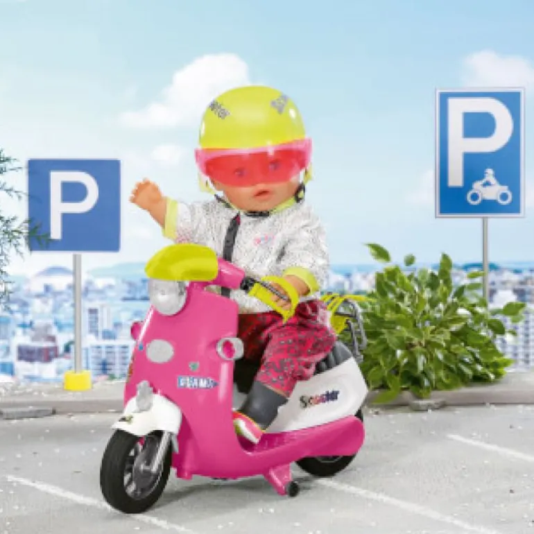 Baby Born Utstyr - City radiostyrt Glam-Scooter