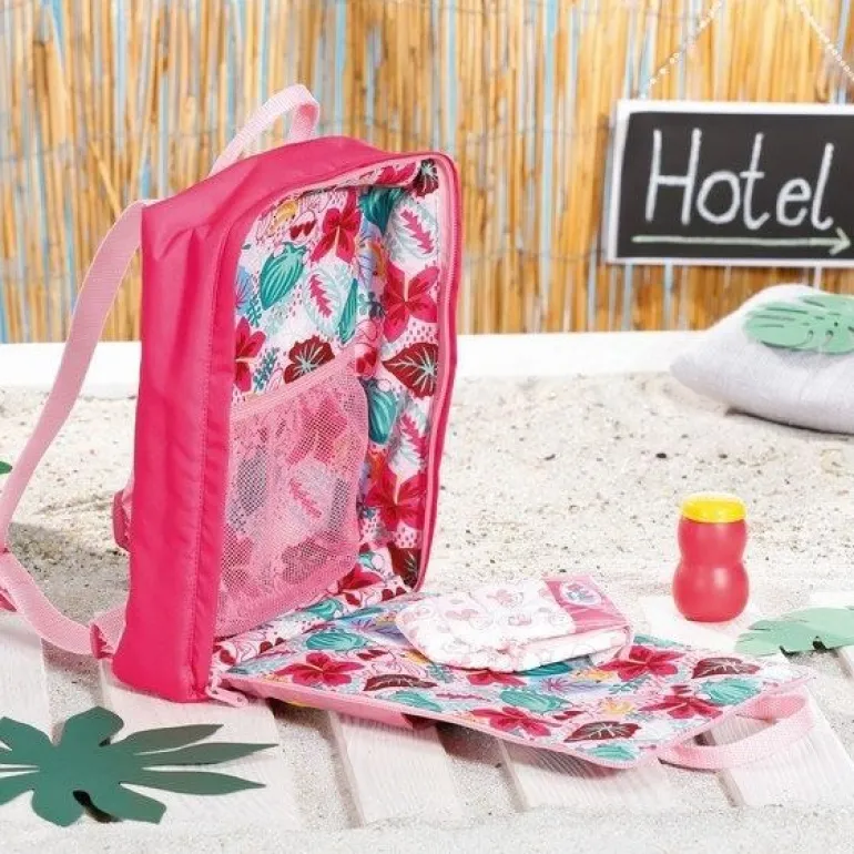 Baby Born Utstyr - Holiday Ryggsekk med stelleteppe