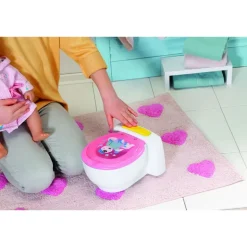 Baby Born Utstyr Til Babydukke m/ lydeffekt 36-43cm - Toalett