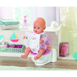Baby Born Utstyr Til Babydukke m/ lydeffekt 36-43cm - Toalett