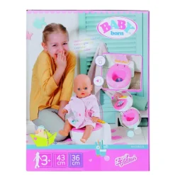 Baby Born Utstyr Til Babydukke m/ lydeffekt 36-43cm - Toalett