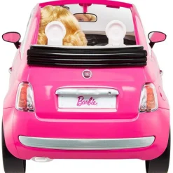 Barbie Lekebil med dukke - Fiat 500 Cabriolet