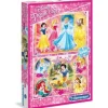 Clementoni Puslespill 2x60 brikker - Disney Prinsesse