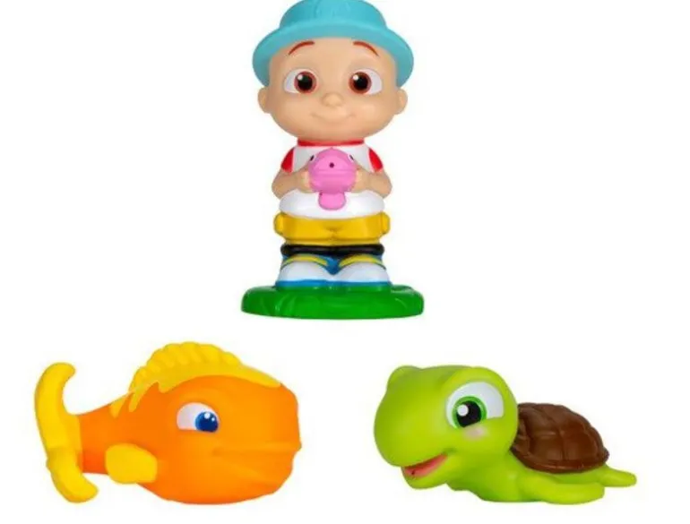 Cocomelon Bath Squirters badeleke - J.J. med skilpadde & gullfisk fra 2 år