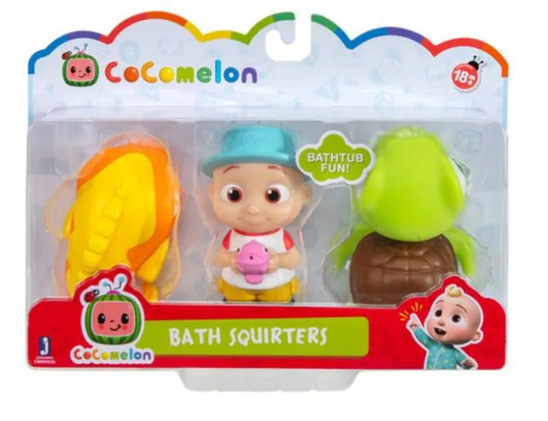 Cocomelon Bath Squirters badeleke - J.J. med skilpadde & gullfisk fra 2 år