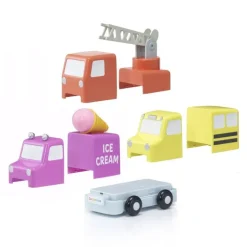 CoComelon Build N Reveal - Musikalske Lekebiler fra 1,5 år