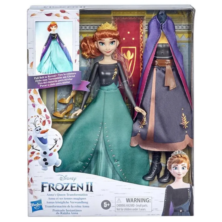 Disney Frost 2 dukke 29 cm - Anna's Dronning Transformasjon