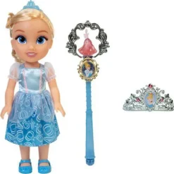 Disney Princess - Askepott dukke med tiara