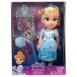 Disney Princess - Askepott dukke med tiara