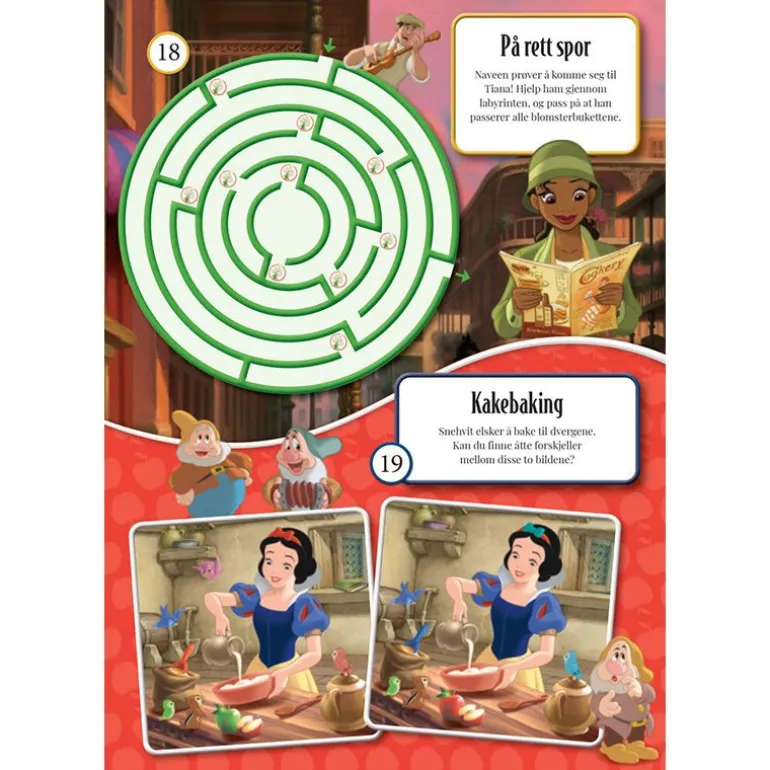 Disney Prinsesser Aktivitetsbok med klistremerker