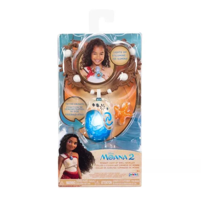 Disney Vaiana 2 Lysende Skjell-Smykke m/ sjøstjerne