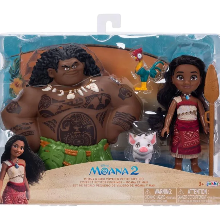 Disney Vaiana 2 Petite Dukke 15cm - Vaiana og Maui Voyager