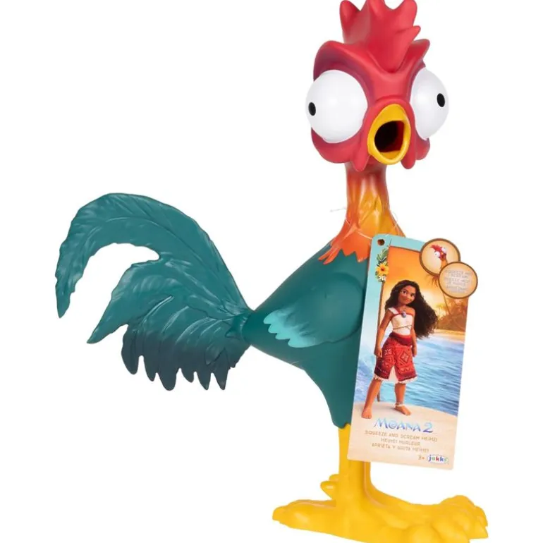 Disney Vaiana 2 Squeeze & Scream Figur 30cm - HeiHei