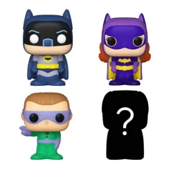 Funko Bitty POP! DC Super Heroes 4-Pakning - Batman / The Riddler / Batgirl