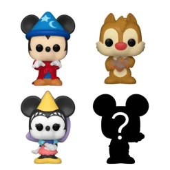Funko Bitty POP! Disney 4-Pakning - Sorcerer Mickey / Dale / Princess Minnie