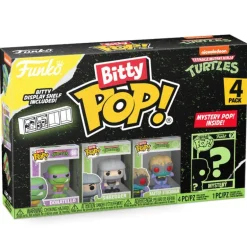 Funko Bitty POP! Teenage Mutant Ninja Turtles 4-Pakning - Donatello / Shredder / Baxter Stockman