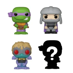 Funko Bitty POP! Teenage Mutant Ninja Turtles 4-Pakning - Donatello / Shredder / Baxter Stockman