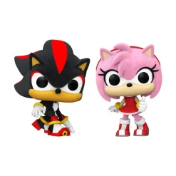 Funko POP! Games: Sonic The Hedgehog Vinylfigurer - Shadow & Amy