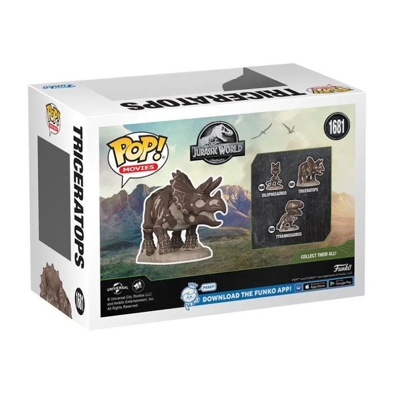 Funko POP! Movies Jurassic World Vinylfigur - Triceratops #1681