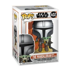 Funko POP! Star Wars Vinylfigur - The Mandalorian with the child #402