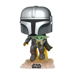 Funko POP! Star Wars Vinylfigur - The Mandalorian with the child #402