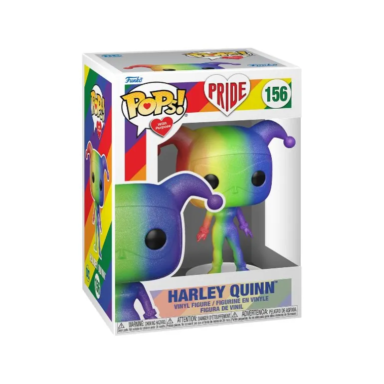 Funko POP! With Purpose: Pride - Harley Quinn figur #156