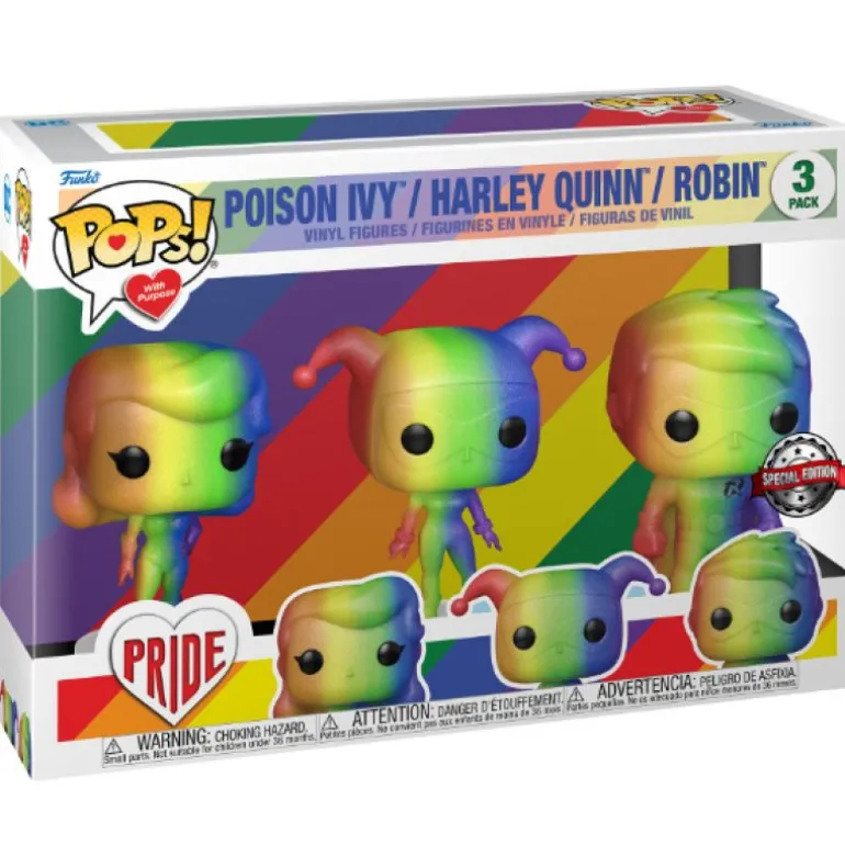 Funko POP! With Purpose: Pride 3-pakning med figurer